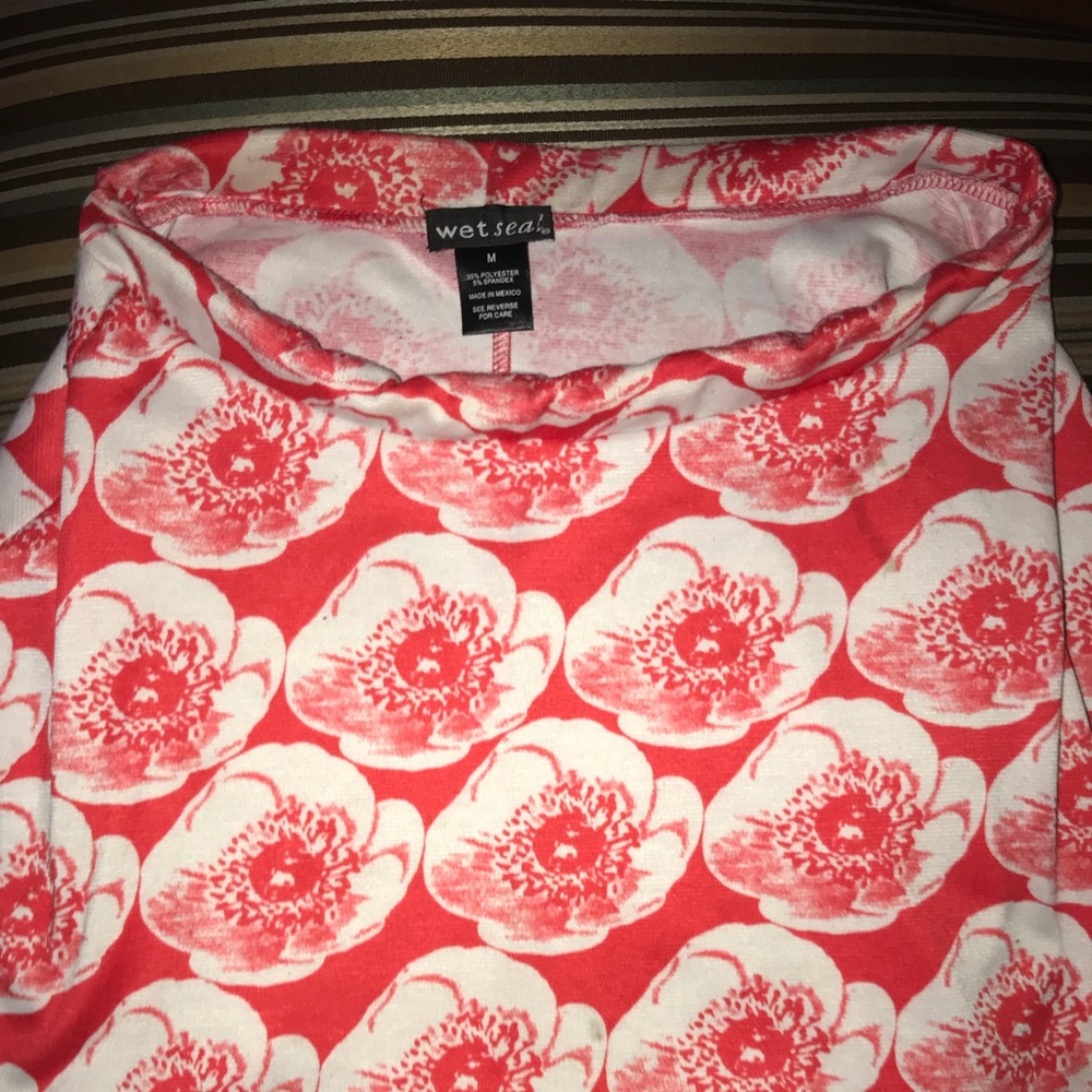 floral skater skirt